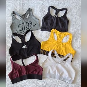 Nike, Adidas, SuperDry, Onzie, UnderArmour Workout Bras/Tops
